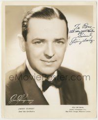 7x0632 JIMMY DORSEY signed 8.25x10 music publicity still '30s great portrait of the Big Band leader!