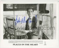 7x0787 JOHN MALKOVICH signed 8.25x10 still '84 as the blind veteran in Places in the Heart!