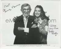 7x0793 JUST YOU & ME, KID signed 8x10 still '79 by BOTH George Burns AND Brooke Shields!