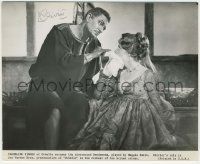 7x0803 LAURENCE OLIVIER signed 8x10 still '66 close up with Maggie Smith in Shakespeare's Othello!