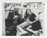 7x1340 MARY WORONOV signed 8x10 REPRO still '80s great close up with Paul Bartel in Eating Raoul!