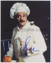 7x1133 NATHAN LANE signed color 8x10 REPRO still '00s great close up as the chef from Mouse Hunt!