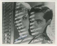 7x1351 PSYCHO signed 8.25x10 REPRO still '60 by Janet Leigh AND John Gavin, classic close up!
