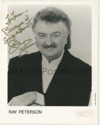 7x0648 RAY PETERSON signed 8x10 publicity still '80s great smiling portrait of the pop singer!