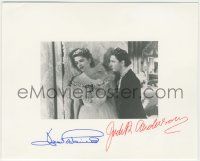 7x1353 REBECCA signed 8x10 REPRO photo '40 by BOTH Joan Fontaine AND Judith Anderson!