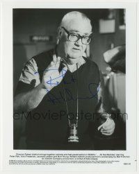 7x0841 ROBERT ALDRICH signed 8x10 still '81 great candid photo directing All the Marbles!