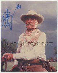 7x1139 ROBERT DUVALL signed color 8x10 REPRO still '00s great c/u in cowboy hat from Lonesome Dove!
