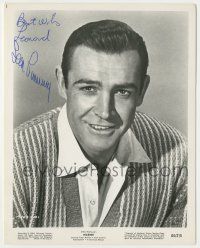 7x0851 SEAN CONNERY signed 8x10.25 still '64 head & shoulders portrait from Hitchcock's Marnie!