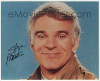 7x1160 STEVE MARTIN signed color 8x10 REPRO still '80s head & shoulders smiling portrait!