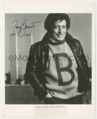 7x0657 TONY BENNETT signed 8x10 publicity still '80s great smiling portrait by Annie Leibovitz!