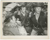 7x0870 WARD BOND signed 8.25x10 still '48 great close up with Van Heflin & others in Tap Roots!