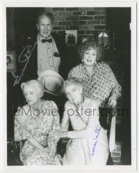 7x1389 WHALES OF AUGUST signed 8x10 REPRO still '87 by BOTH Vincent Price AND Lillian Gish!