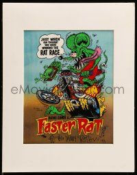 7x0194 ED ROTH limited edition signed animation art in 11x14 display '90 ready to frame, 69/100!