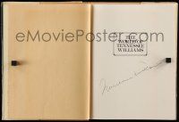 7x0173 TENNESSEE WILLIAMS signed hardcover book '77 his biography, The World of Tennessee Williams!