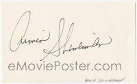 7x0885 ARMIN SHIMERMAN signed 3x5 index card '00s with three photos, collector card, and biography!