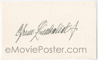 7x0916 EFREM ZIMBALIST, JR signed 3x5 index card '00s with a color photo and a biography!