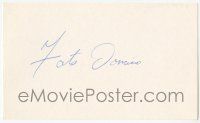 7x0920 FATS DOMINO signed 3x5 index card '00s with two photos and a biography!