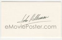 7x0946 JOHN HILLERMAN signed 3x5 index card '80s can be framed & displayed with a repro still!