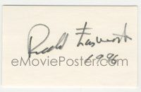 7x0987 RICHARD FARNSWORTH signed 3x5 index card '96 can be framed & displayed with a repro still!