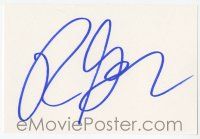 7x0988 RICHARD GERE signed 4x6 index card '00s with two color photos and a biography!
