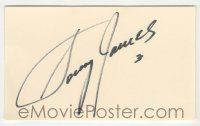 7x1002 SONNY JAMES signed 3x5 index card '80s can be framed & displayed with a repro still!
