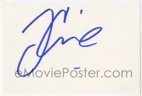 7x1015 TOM CRUISE signed 4x6 index card '00s with a color photo and a biography!