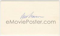 7x1026 WES CRAVEN signed 3x5 index card '90s includes an 8x10 still it can be framed with!