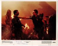 7x0097 ALIENS signed LC #4 '86 by Bill Paxton, he autographed it TWICE, great scene!