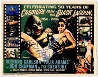 7x0277 CREATURE FROM THE BLACK LAGOON signed limited edition commercial LC '04 by Ben Chapman!