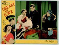 7x0108 DREAM OF LOVE signed LC '28 by Aileen Pringle, she's with Nils Asther & young Joan Crawford!
