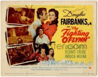 7x0085 FIGHTING O'FLYNN signed TC '49 by Douglas Fairbanks Jr., suave swashbuckler & Helena Carter!
