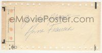 7x0484 ANNE FRANCIS signed 4x9 airline ticket stub '80s when she was traveling from Las Vegas!