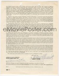 7x0043 CARMEN MIRANDA signed 9x11 contract '49 includes fan photo it can be framed & displayed with!