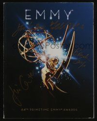7x0182 64TH PRIMETIME EMMY AWARDS signed TV program book '12 by creator & 2 stars of Downton Abbey!