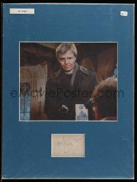 7x0337 JON VOIGHT signed cut album page in 12x16 display '80s ready to be framed & displayed!
