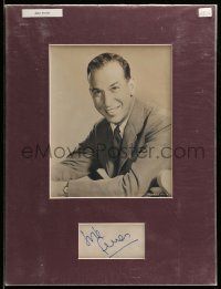 7x0338 JOSE FERRER signed cut album page in 12x16 display '80s ready to be framed & displayed!