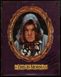 7x0432 THROW MOMMA FROM THE TRAIN signed 16x20 special '87 by Anne Ramsey, This is Momma!