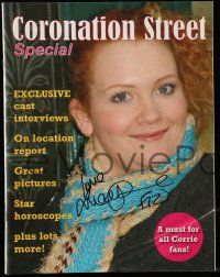 7x0237 JENNIE MCALPINE signed Canadian magazine '00s special issue on the Coronation Street star!