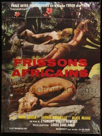 7y324 AFRICA EROTICA French 1p '78 a naked American girl's sexual adventures in the jungle!