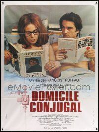 7y341 BED & BOARD French 1p '70 Francois Truffaut's Domicile conjugal, Jean-Pierre Leaud