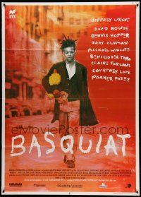 7y735 BASQUIAT Italian 1p '97 Jeffrey Wright as Jean Michel Basquiat, directed by Julian Schnabel!