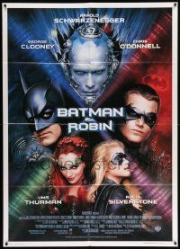 7y736 BATMAN & ROBIN Italian 1p '97 Clooney, O'Donnell, Schwarzenegger, Thurman, Silverstone