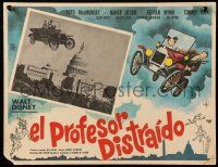 7y097 ABSENT-MINDED PROFESSOR Mexican LC R60s Disney, Fred MacMurray in flying car over Washington!