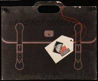 7y016 ADVISE & CONSENT pressbook '62 Preminger & Saul Bass, cool die-cut briefcase, ultra rare!