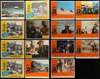 8a252 LOT OF 15 REPRO LOBBY CARDS '80s Forbidden Planet, Love Me Tender, Taxi Driver, Josey Wales