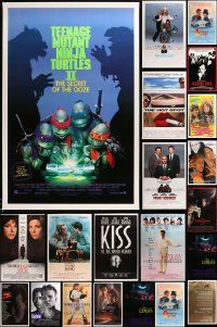 8a434 LOT OF 24 UNFOLDED SINGLE-SIDED MOSTLY 27X41 ONE-SHEETS '80s-90s great movie images!
