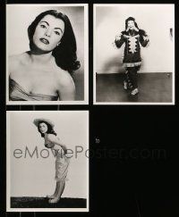 8a557 LOT OF 3 JUDY TYLER REPRO 8X10 STILLS '80s full-length & c/u portraits of the sexy actress!