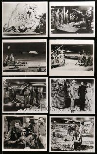 8a525 LOT OF 8 FORBIDDEN PLANET REPRO 8X10 STILLS '80s includes some cool special effects scenes!