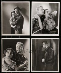 8a552 LOT OF 4 THING REPRO 8X10 STILLS '80s great images of Kenneth Tobey & Margaret Sheridan!