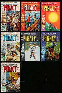 8a229 LOT OF 7 PIRACY EC COMICS REPRINT COMIC BOOKS '90s same as the original 1950s comics!